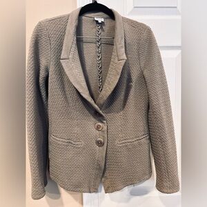 Vintage Armani Collezioni Textured Neutral Blazer